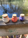 Spice Herb Stash Jars Ceramic Nug Jars Storage Jars w/ Corks