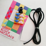 Quilt Block Necklace- Museum Collection