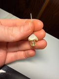 Uranium Glass Mushroom Earrings (Variety Pack!)