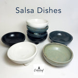 3" Salsa Dishes with Bubble Feet. Small Gourmet Kitchen Bowl