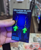 Uranium Glass Mushroom Earrings (Variety Pack!)