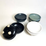 3" Salsa Dishes with Bubble Feet. Small Gourmet Kitchen Bowl