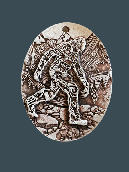Big Foot Christmas Ornament