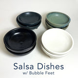 3" Salsa Dishes with Bubble Feet. Small Gourmet Kitchen Bowl