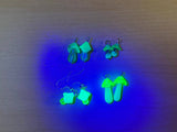 Uranium Glass Mushroom Earrings (Variety Pack!)