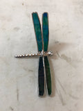Handmade Stained Glass Dragonflies Suncatcher