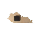 Bourbon Bottles Favorites Deco Kentucky Shaped Wooden Magnet
