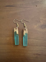 Turquoise Resin Earrings