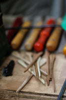 Handmade Two-Pronged Scarf or Hair Pin - Handturned Kentucky Hardwoods